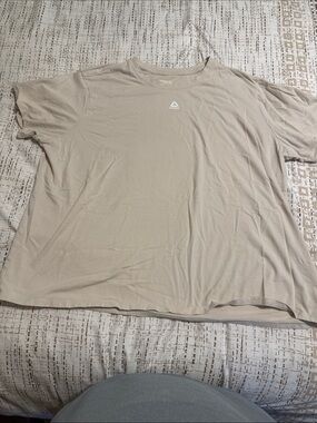 Reebok Women’s Short Sleeve Crew Tee in Beige